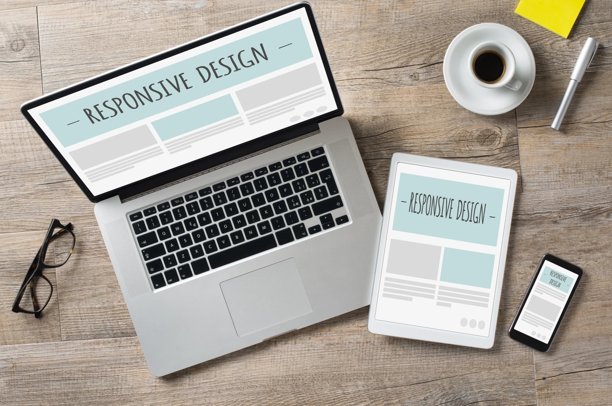 100% responsive on all devices